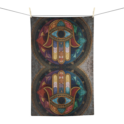 Microfiber Hamsa Hand Towel