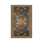 Geometric Mandala Circles Microfiber Hand Towel | Floral Seed of Life Pattern