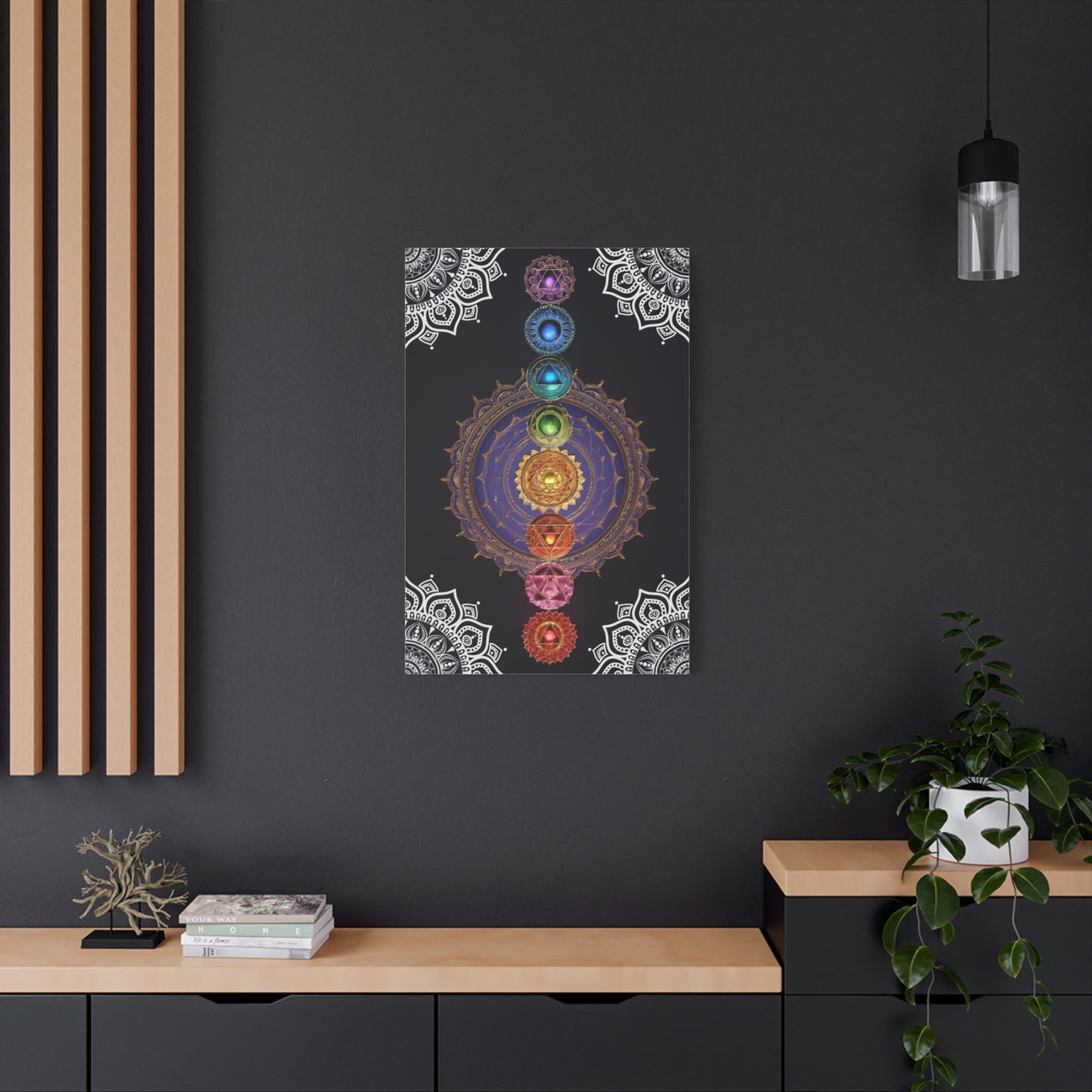 Chakra Mandala Matte Canvas
