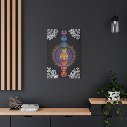 Chakra Mandala Matte Canvas