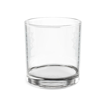 Mandala Geometric Pattern Whiskey Glass | Engraved Rocks Glass 10.5oz