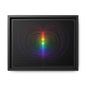 Radiant Torus Heart Framed Canvas | Black Frame