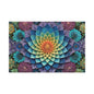 Starburst Mandala Flower Matte Canvas