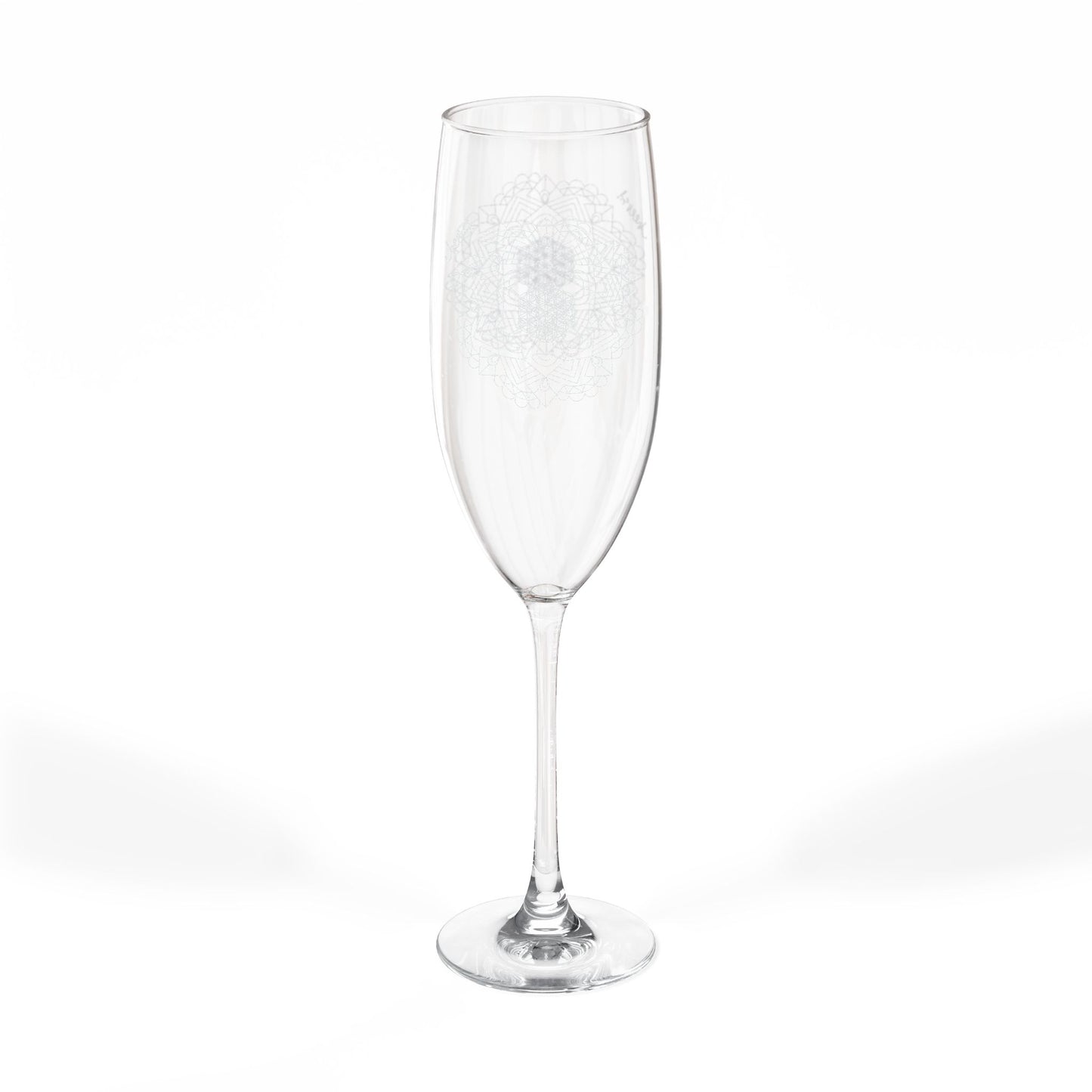 Engraved Champagne Bubbles Champagne Glass | 8oz Engraving