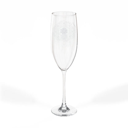 Engraved Champagne Bubbles Champagne Glass | 8oz Engraving