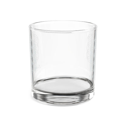 Flower of Life Etched Whiskey Glass | 10.5oz Engraved Rocks Glass