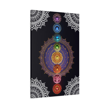 Chakra Mandala Matte Canvas
