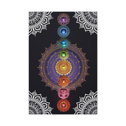 Chakra Mandala Matte Canvas