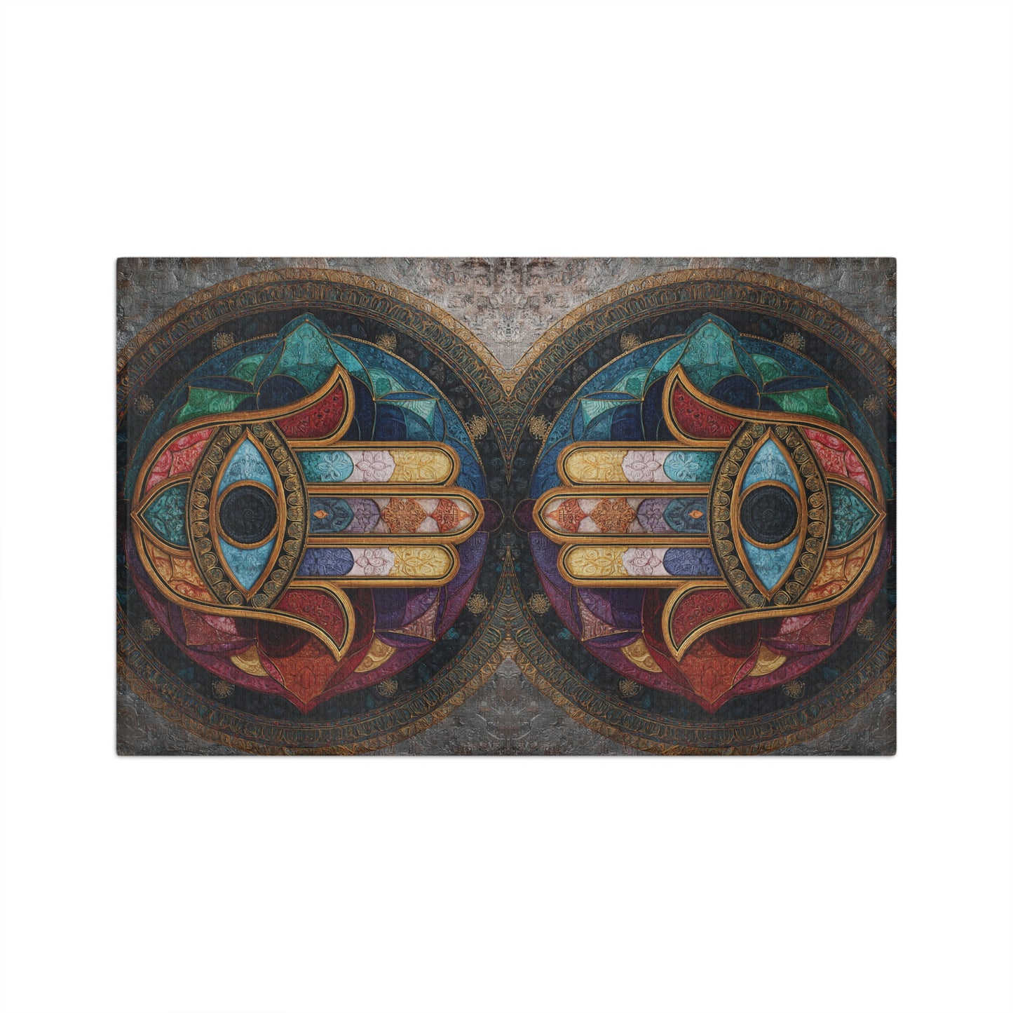 Microfiber Hamsa Hand Towel