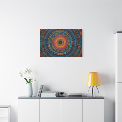 Colorful Mandala Wall Art Canvas