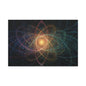 Cosmic Atom Fractal Matte Canvas