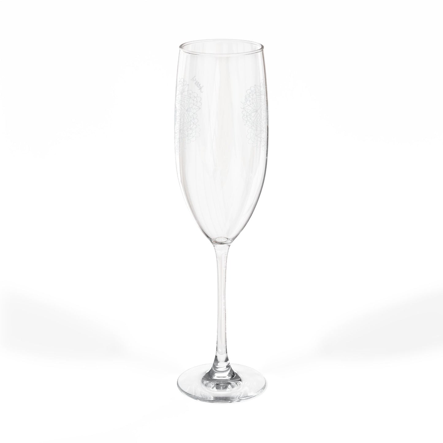 Engraved Champagne Bubbles Champagne Glass | 8oz Engraving