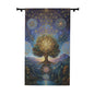 Mystical Tree of Life Tapestry Curtain — Spiritual Window Drapery