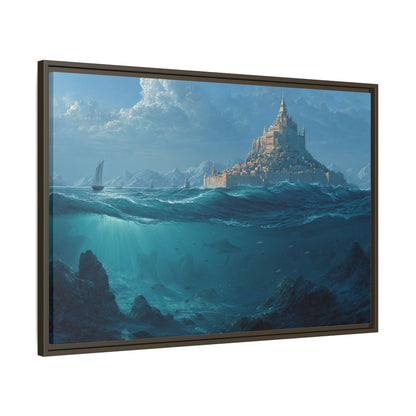 As Above So Below Atlantis Canvas | Framed Matte Wall Art