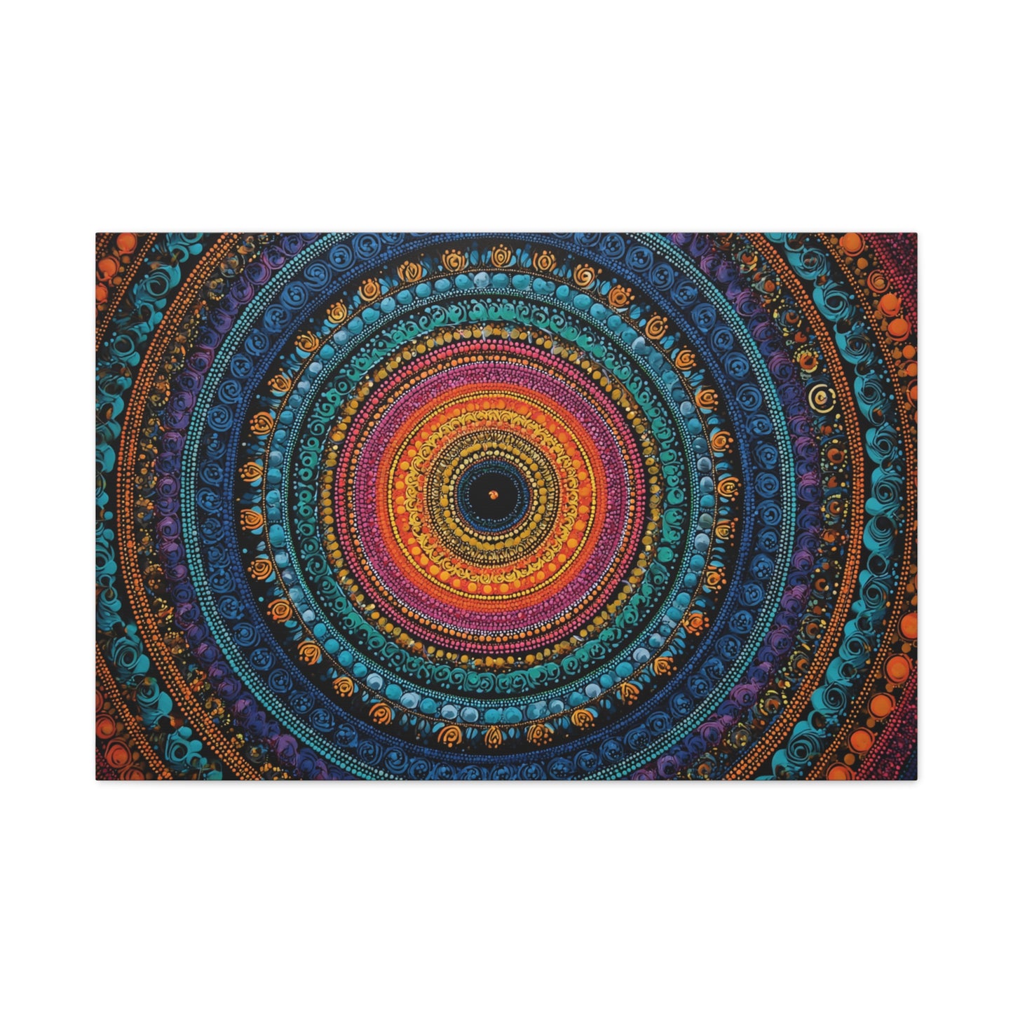 Colorful Mandala Wall Art Canvas