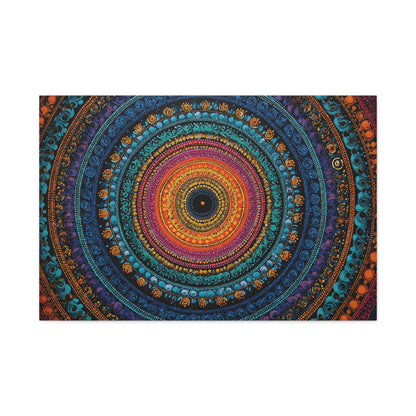 Colorful Mandala Wall Art Canvas