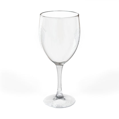Intricate Mandala Engraving Wine Glass