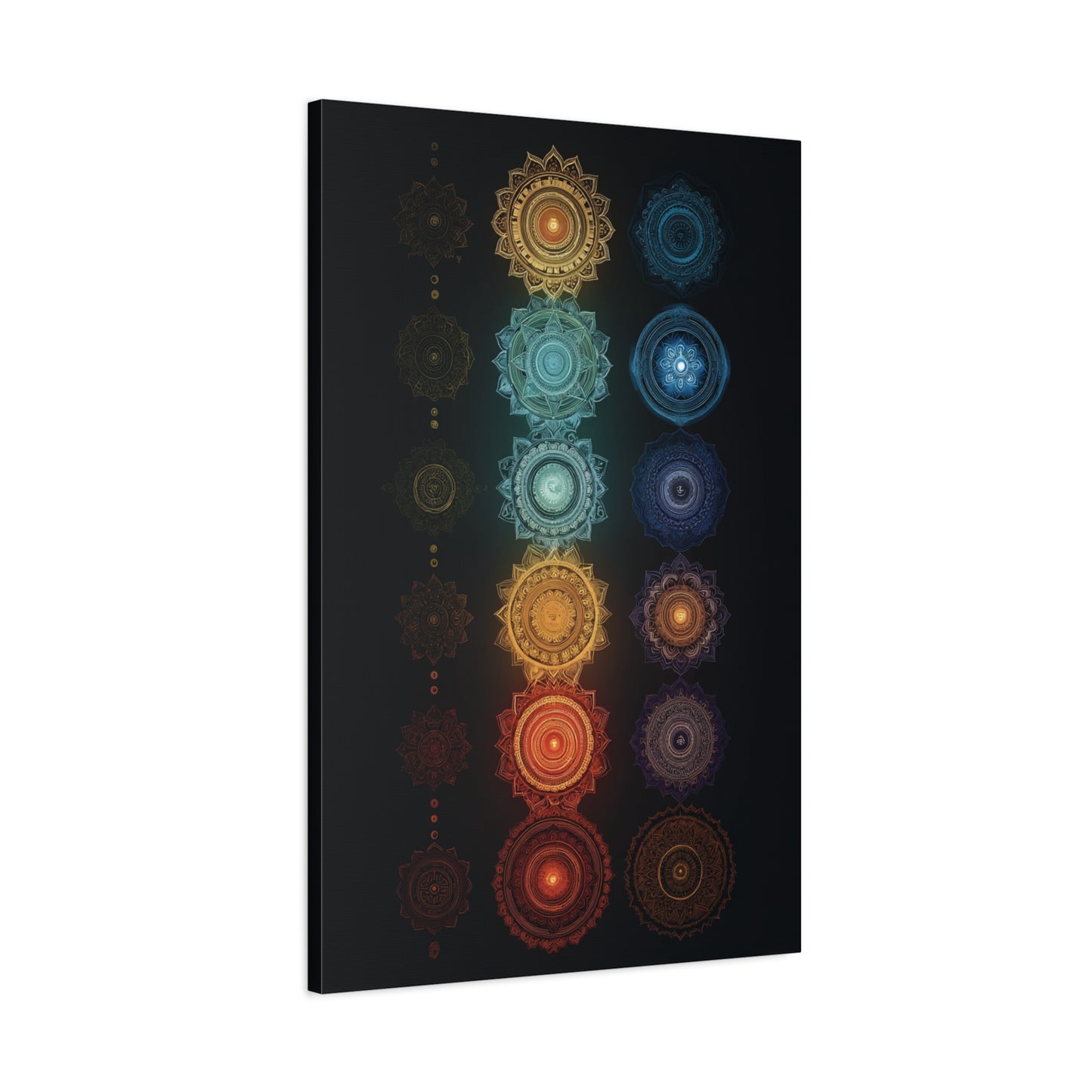 Chakra Mandala Alignment Matte Canvas