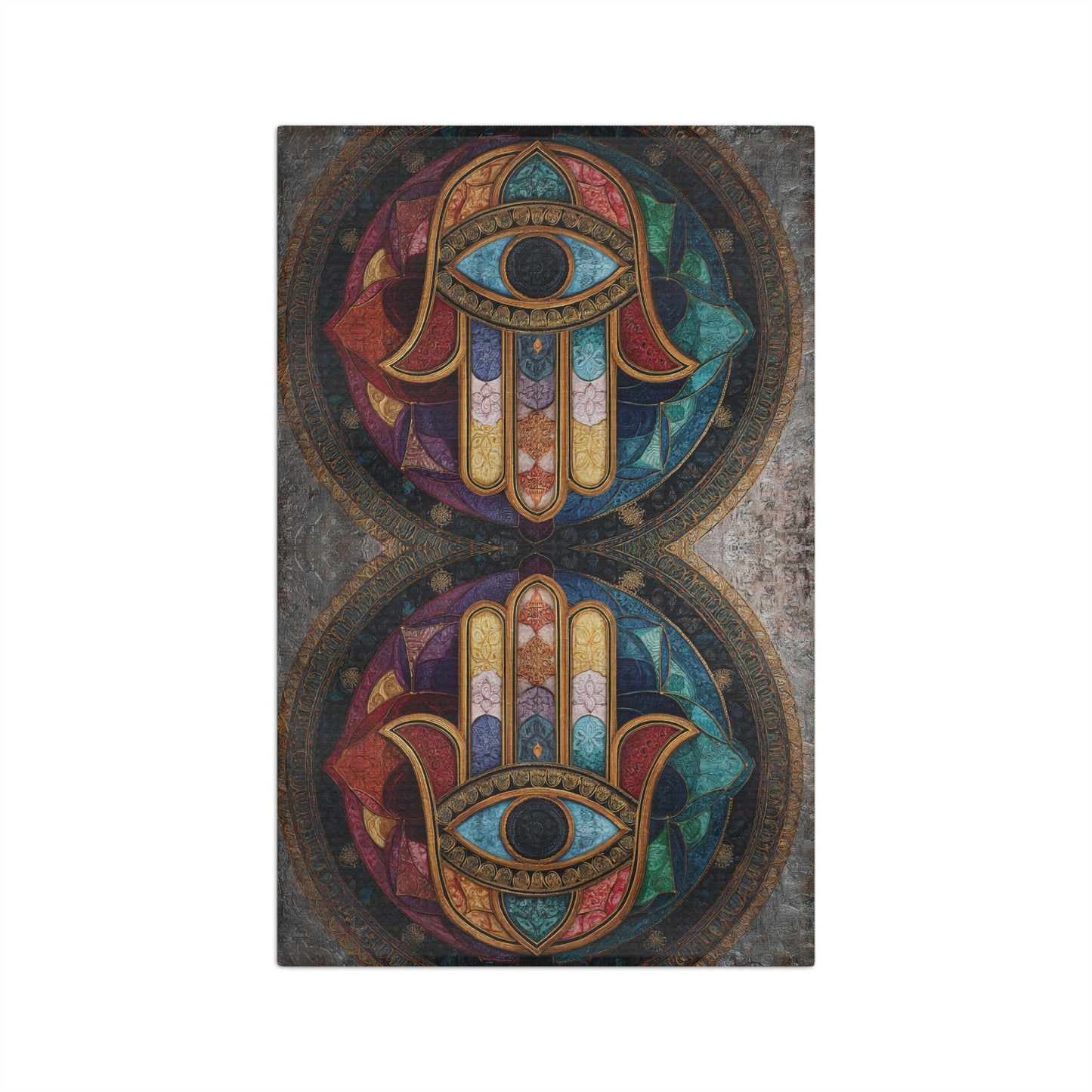 Microfiber Hamsa Hand Towel