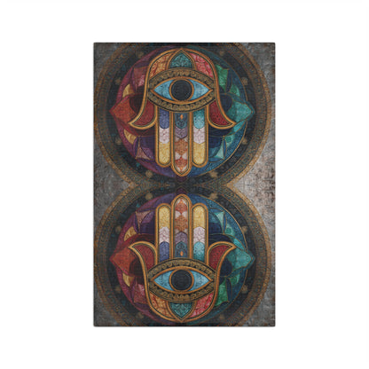 Microfiber Hamsa Hand Towel