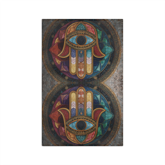 Microfiber Hamsa Hand Towel