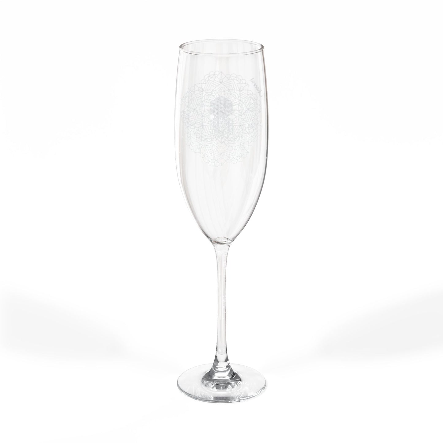 Engraved Champagne Bubbles Champagne Glass | 8oz Engraving
