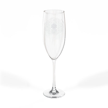 Engraved Champagne Bubbles Champagne Glass | 8oz Engraving