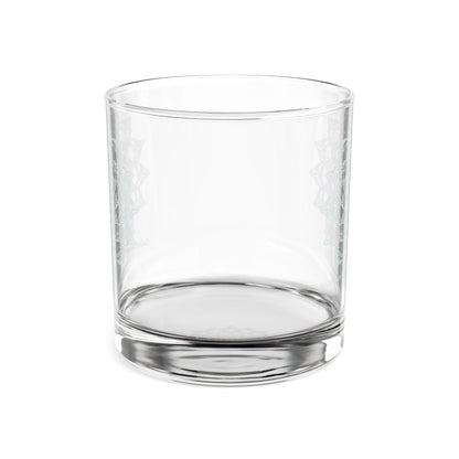 Mandala Geometric Pattern Whiskey Glass | Engraved Rocks Glass 10.5oz