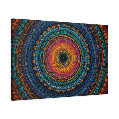 Colorful Mandala Wall Art Canvas