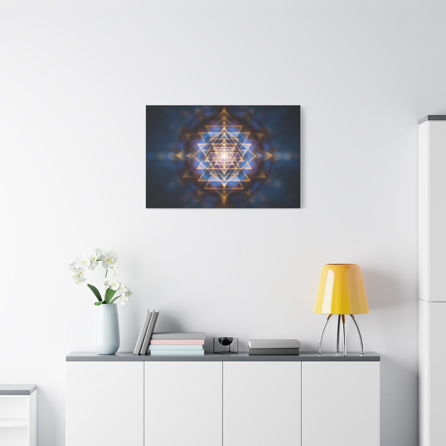 Sacred Geometry Sri Yantra Canvas | Matte Stretched Wall Art