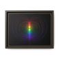 Radiant Torus Heart Framed Canvas | Black Frame