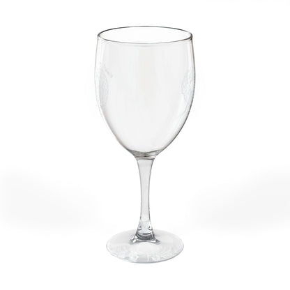 Intricate Mandala Engraving Wine Glass