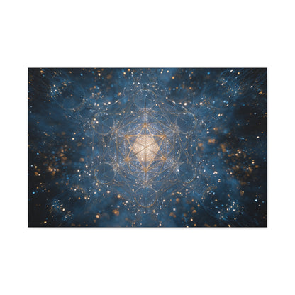 Sacred Geometry Starburst Canvas