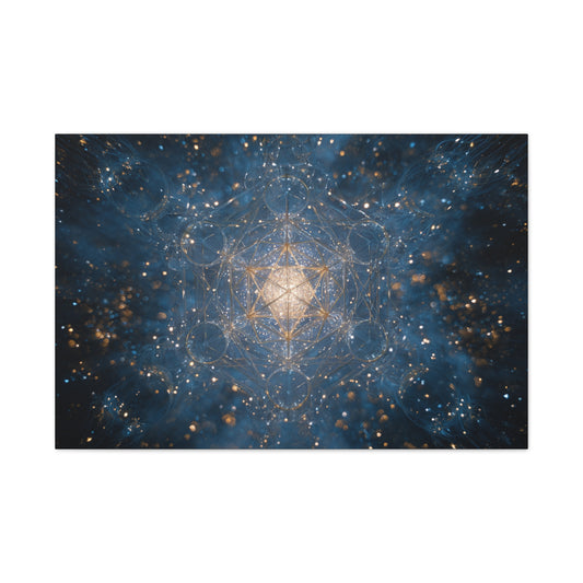 Sacred Geometry Starburst Canvas