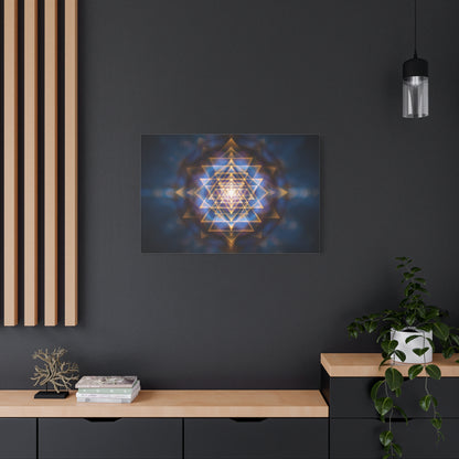 Sacred Geometry Sri Yantra Canvas | Matte Stretched Wall Art