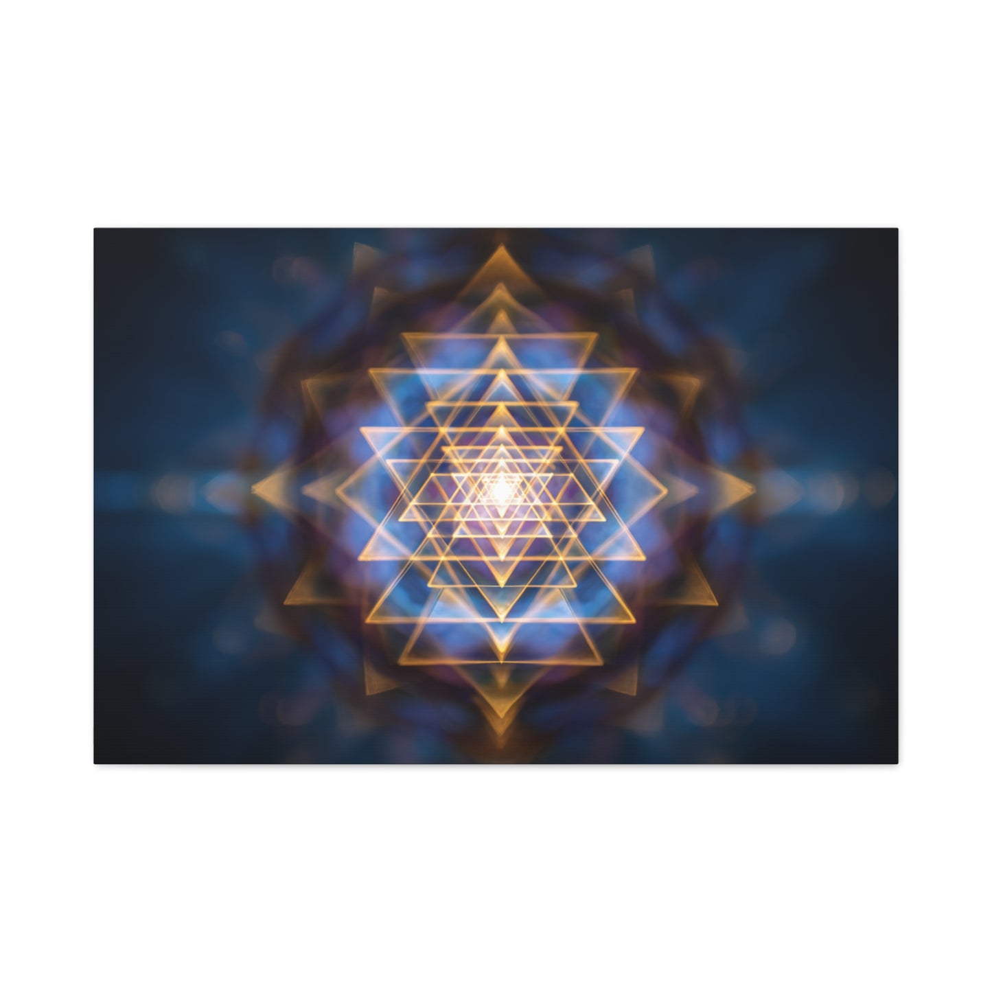 Sacred Geometry Sri Yantra Canvas | Matte Stretched Wall Art