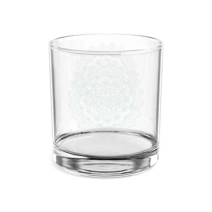 Mandala Engraving Whiskey Glass | 10.5oz