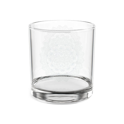 Mandala Engraving Whiskey Glass | 10.5oz