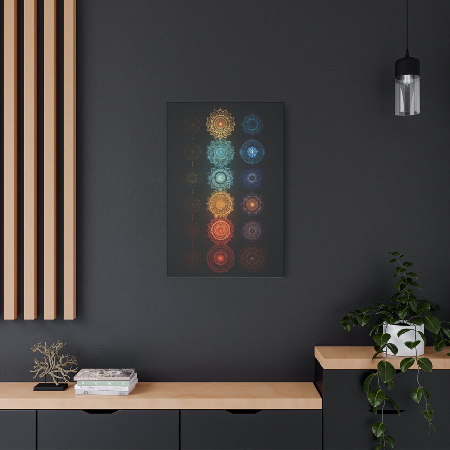 Chakra Mandala Alignment Matte Canvas