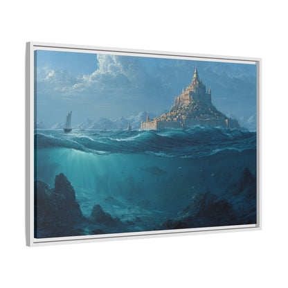 As Above So Below Atlantis Canvas | Framed Matte Wall Art