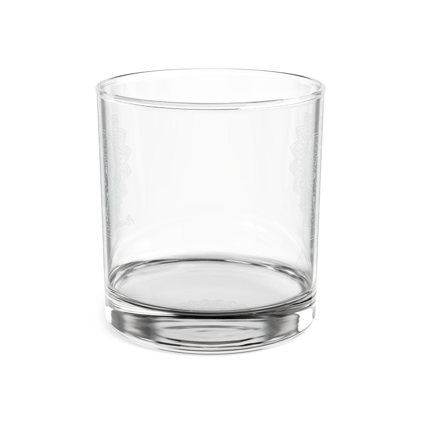 Mandala Engraving Whiskey Glass | 10.5oz