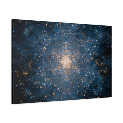 Sacred Geometry Starburst Canvas