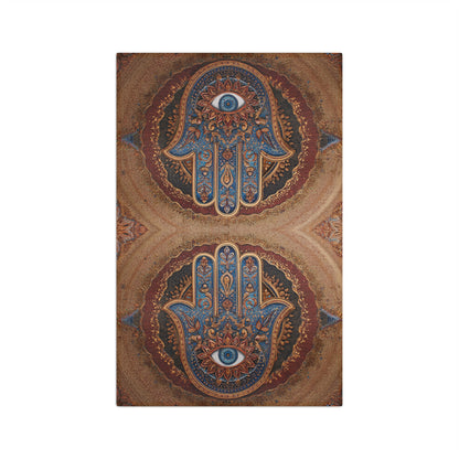 Hamsa Microfiber Hand Towel | Boho Spiritual Kitchen Towel