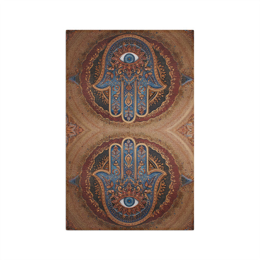 Hamsa Microfiber Hand Towel | Boho Spiritual Kitchen Towel