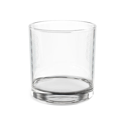 Flower of Life Etched Whiskey Glass | 10.5oz Engraved Rocks Glass