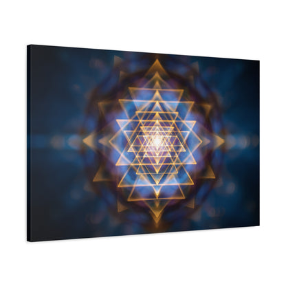 Sacred Geometry Sri Yantra Canvas | Matte Stretched Wall Art