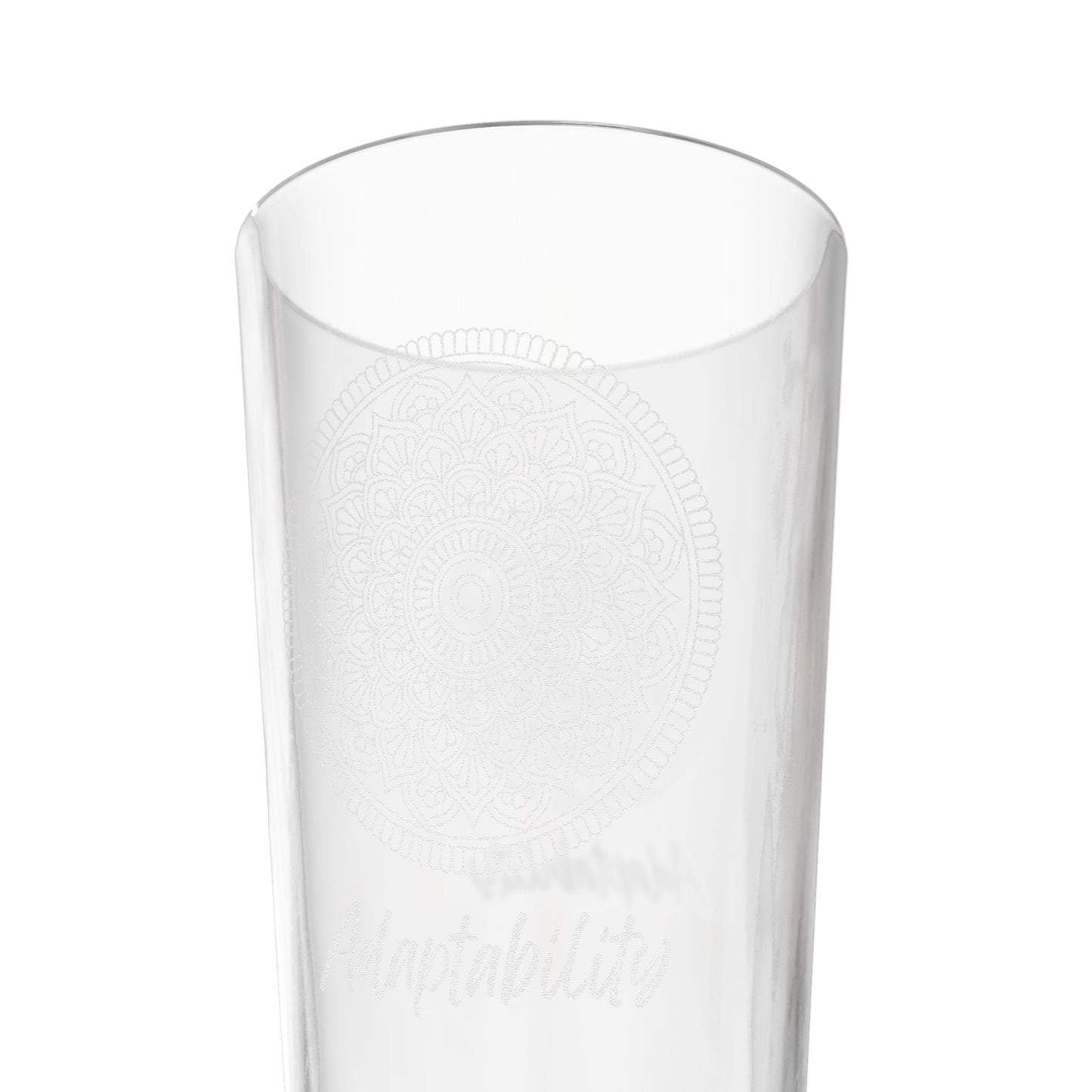 Adaptability Mandala Pint Glass | Pint Mixing Glass 16oz Engraved